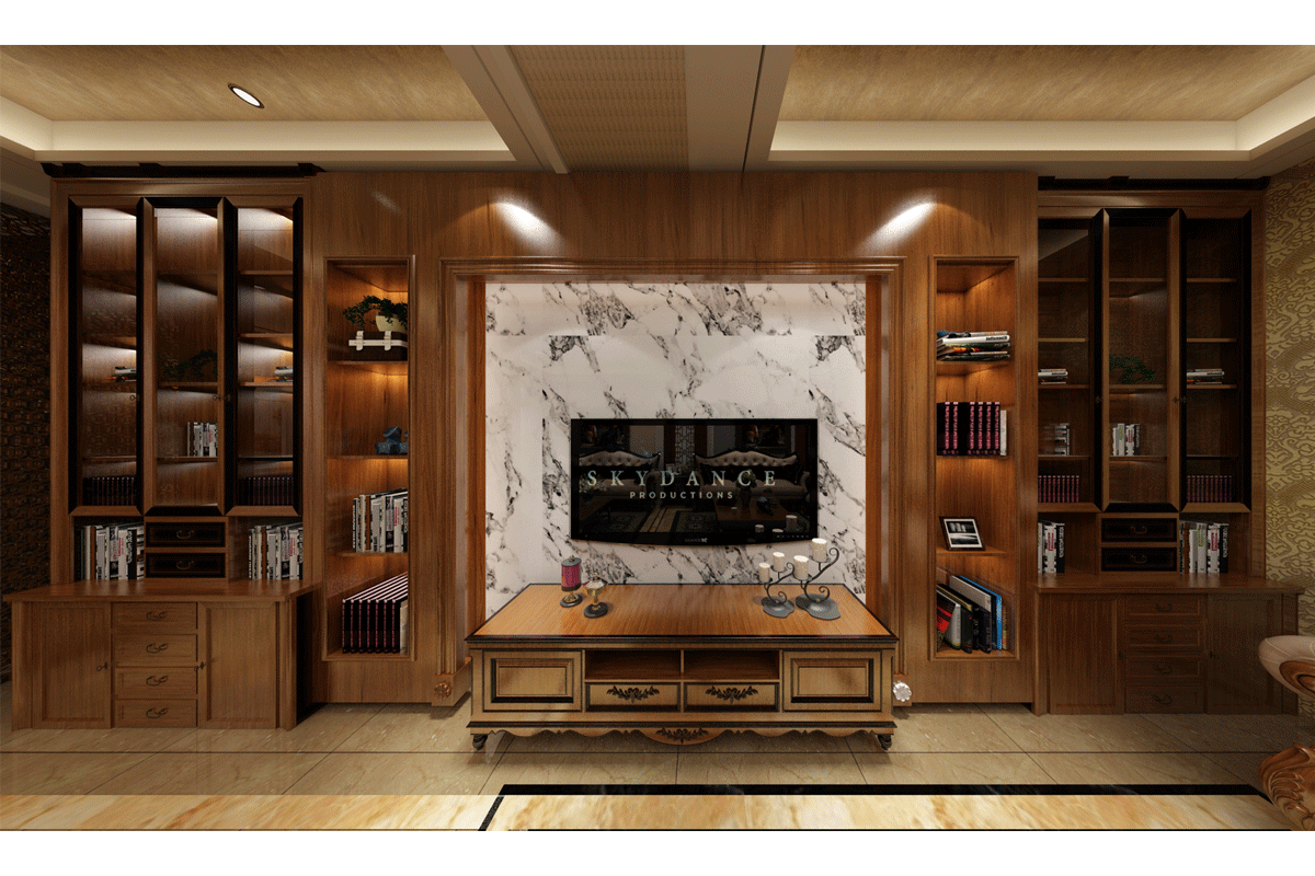 Luxury TV Cabinet Design