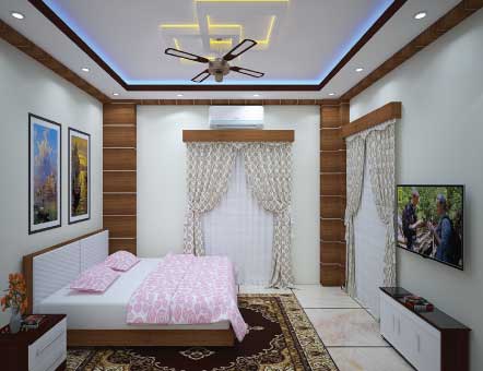 Master Bed Interior Design