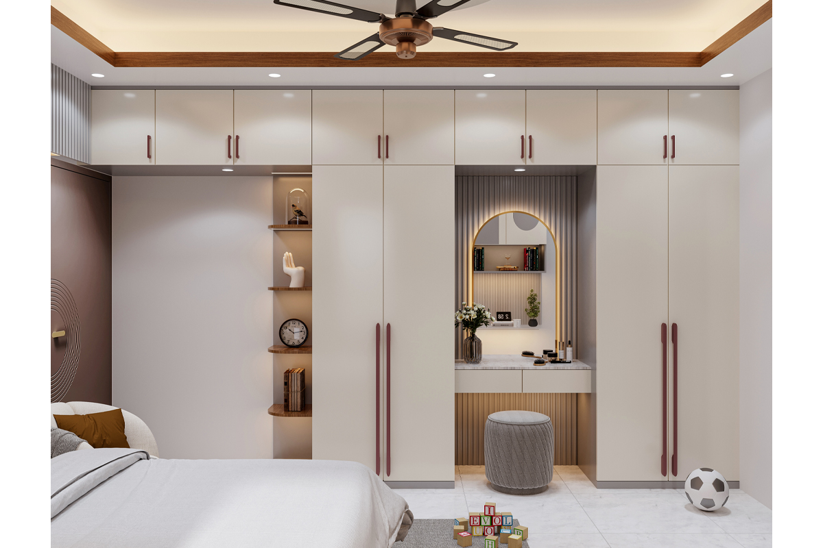 Wall Cabinet Cum Dressing Unit
